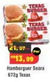 Royal Supermercados Hambúrguer Seara 672g Texas oferta