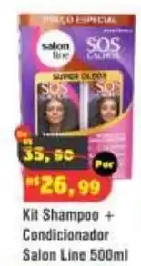 Royal Supermercados Kit Shampoo + Condicionador Salon Line oferta