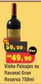 Royal Supermercados Vinho paisajes ou ravanal gran reserva oferta