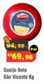 Royal Supermercados Queijo Bola São Vicente Kg oferta