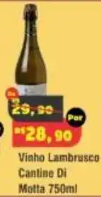 Royal Supermercados Vinho Lambrusco Cantine Di Motta oferta