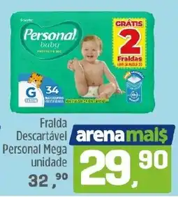 Arena Atacado Fralda descartável personal mega oferta