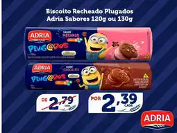 Comercial Esperança Biscoito Recheado Plugados Adria Sabores oferta