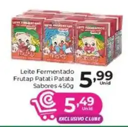 Comercial Esperança Leite fermentado frutap patati patata sabores oferta