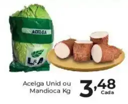 Comercial Esperança Acelga Unid ou Mandioca oferta