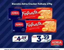 Comercial Esperança Biscoito Adria Cracker Folhata oferta