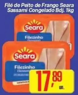 Comper Filé de Peito de Frango Seara Sassami Congelado Bdj. oferta