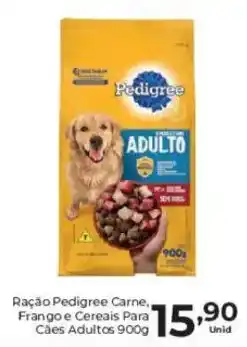 Comercial Esperança Ração Pedigree Carne, Frango Cereais Para Cães Adultos oferta