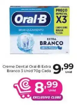 Comercial Esperança Creme Dental Oral-B Extra Branco oferta