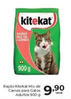 Comercial Esperança Ração Kitekat Mix de Carnes para Gatos Adultos oferta