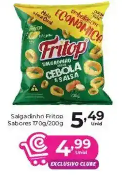 Comercial Esperança Salgadinho fritop sabores 170g/200g oferta