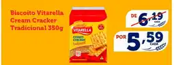Comercial Esperança Biscoito vitarella cream cracker tradicional oferta