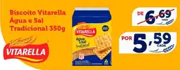 Comercial Esperança Biscoito vitarella água e sal tradicional oferta