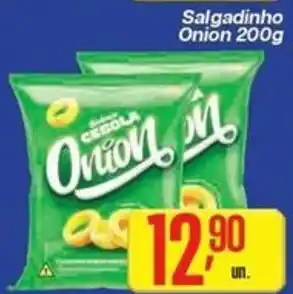 Comper Salgadinho Onion oferta