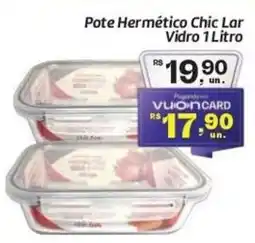 Comper Pote Hermético Chic Lar Vidro oferta