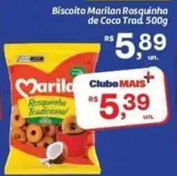 Comper Biscoito marilan rosquinha de coco tradicional oferta