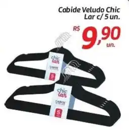 Comper Cabide veludo chic oferta