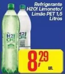 Comper Refrigerante H2O! Limoneto/ Limão PET oferta
