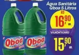 Comper Água Sanitária Qboa 5 Litros oferta
