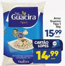Lopes Supermercados Arroz Guacira Tipo 1 oferta