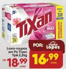Lopes Supermercados Lava-roupas em Pó Tixan Ypê oferta