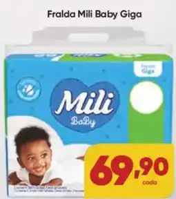 Lopes Supermercados Fralda mili baby giga oferta