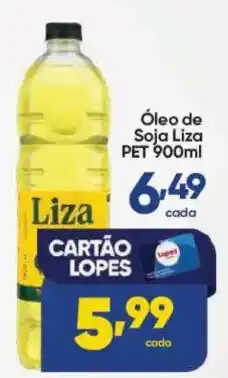 Lopes Supermercados Óleo de soja liza oferta