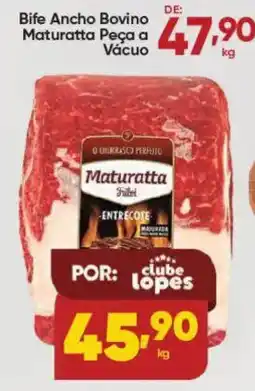 Lopes Supermercados Bife Ancho Bovino Maturatta Peça a Vácuo oferta