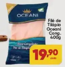Lopes Supermercados Filé de Tilápia Oceani oferta
