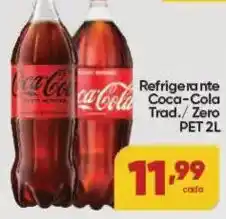 Lopes Supermercados Refrigerante coca-cola trad./zero oferta