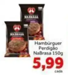 Shibata Supermercados Hambúrguer Perdigão NaBrasa oferta