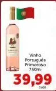 Shibata Supermercados Vinho Português Primoroso oferta
