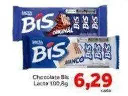 Shibata Supermercados Chocolate Bis Lacta oferta