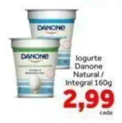 Shibata Supermercados logurte danone natural / integral oferta
