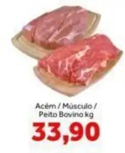Shibata Supermercados Acém / Músculo / Peito Bovino oferta
