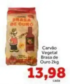 Shibata Supermercados Carvão vegetal brasa de ouro oferta