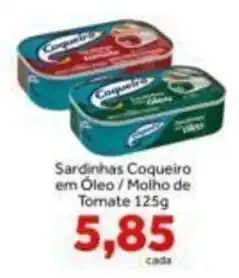 Shibata Supermercados Sardinhas Coqueiro em Óleo / Molho de Tomate oferta