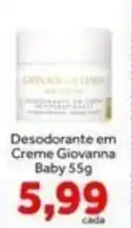 Shibata Supermercados Desodorante em creme giovanna baby oferta
