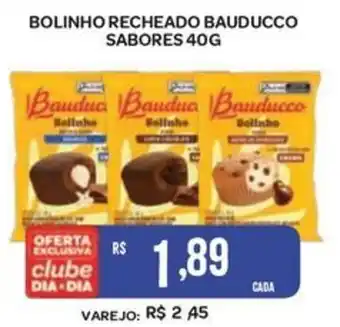 Bolinho recheado bauducco sabores