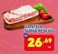 Boa Supermercados Costela suína resf kg oferta