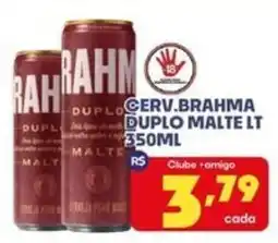 Boa Supermercados Cerv. brahma duplo malte lt oferta