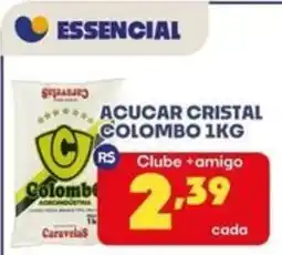 Boa Supermercados Acucar cristal colombo 1kg oferta