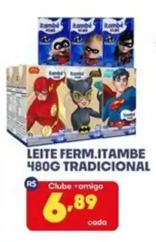 Boa Supermercados Leite ferm.itambe 480g tradicional oferta