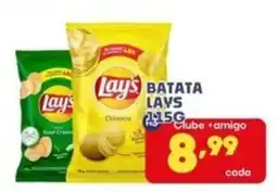 Boa Supermercados Batata lays oferta