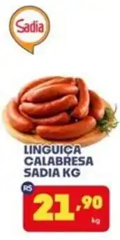 Boa Supermercados Linguica calabresa sadia oferta