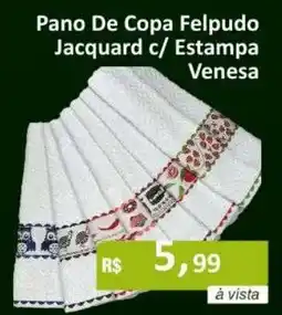 Copercana Pano De Copa Felpudo Jacquard c/ Estampa Venesa oferta