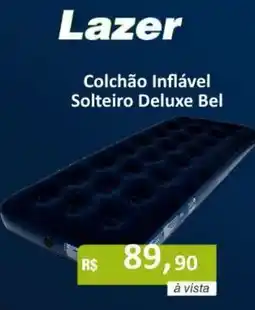 Copercana Colchão inflável solteiro deluxe bel oferta