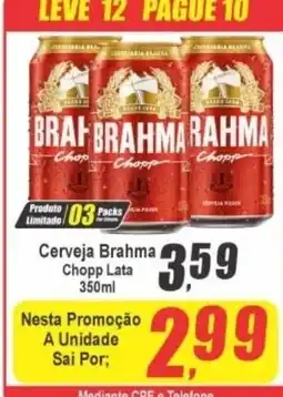 Panelão Cerveja brahma chopp lata oferta