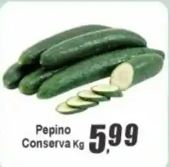 Panelão Pepino conserva oferta