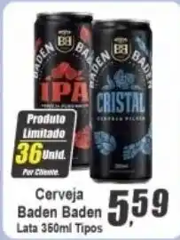 Panelão Cerveja Baden Baden oferta